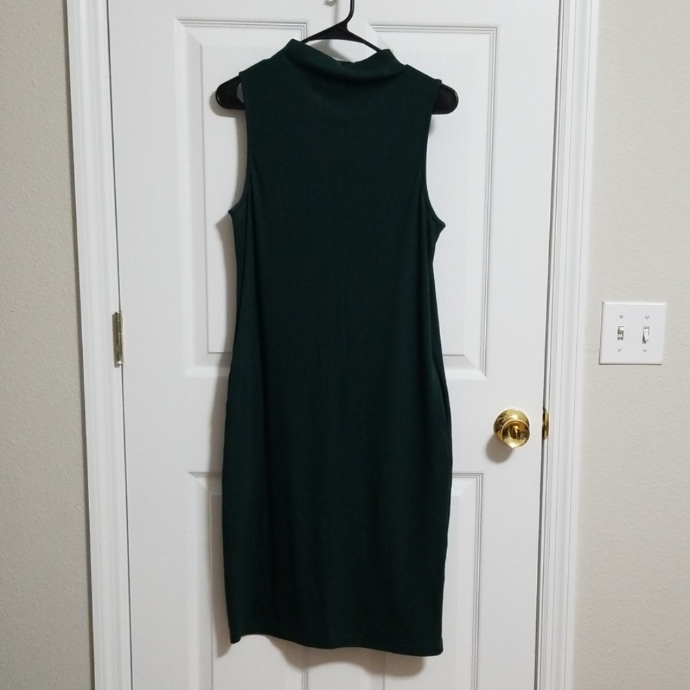 Hunter green dress